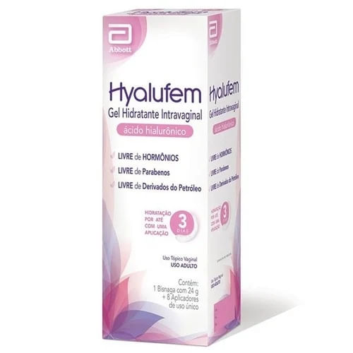 Hyalufem Gel Hidratante Intravaginal Herbarium 24g + 8 Aplicadores