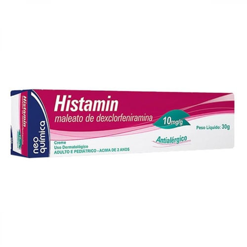 Histamin Creme 10mg com 30g - Neo Química