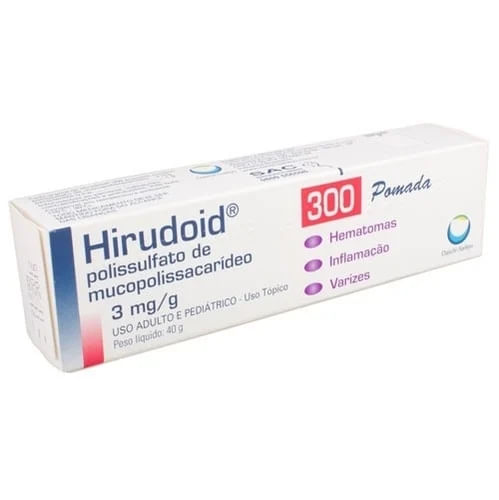 Hirudoid Pomada 300mg com 40g - Sankyo Pharma