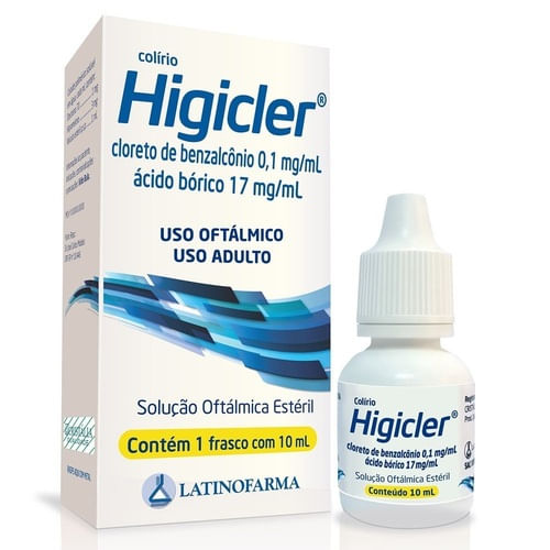 Higicler Solução Oftálmica - 10ml