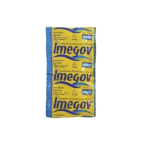 Imegov com 6 Comprimidos - Imec