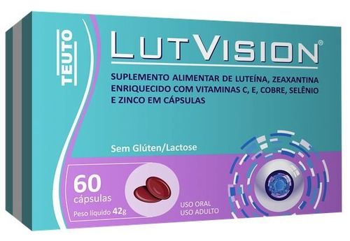 Lut Vision com 60 Cápsulas - Teuto