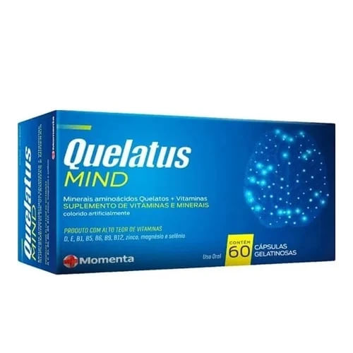 Quelatus Mind com 60 Cápsulas - Momenta