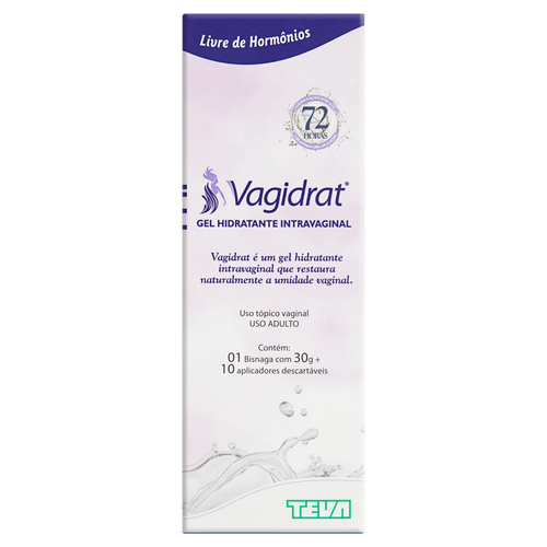 Vagidrat Gel Hidratante Intravaginal Myralis 30g + 10 Aplicadores