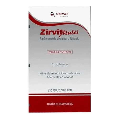 Zirvit Multi Suplemento Vitamínico Arese 30 Comprimidos