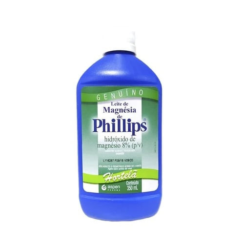 Leite de Magnésia de Phillips Sabor Hortelã - 350ml