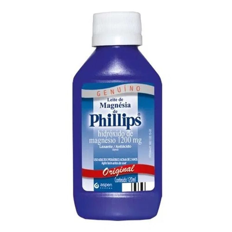 Leite de Magnésia Phillips - 120ml