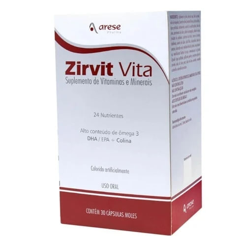 Zirvit Vita com 30 Cápsulas - Arese