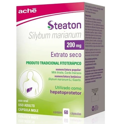 Steaton 200mg com 60 Cápsulas - Ache