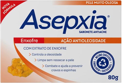 Sabonete Asepxia Enxofre - 90g