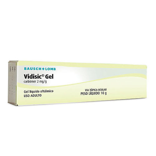 Vidisic Gel Oftálmico 2mg/g Bausch + Lomb 10g