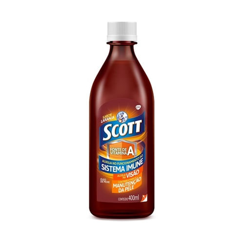 Emulsão Scott Sabor Laranja com 400ml - GSK