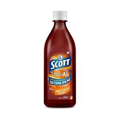 Emulsão Scott Sabor Laranja com 200ml - GSK