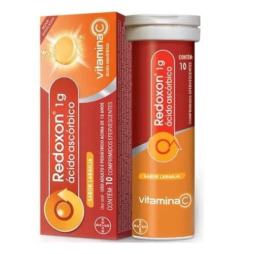Redoxon Sabor Laranja com 10 Comprimidos Efervescentes - Bayer