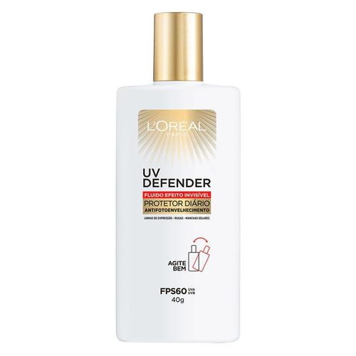 Protetor Solar L'Oréal Fluido - UV Defender