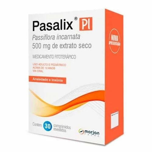 Pasalix PI 500mg com 30 Comprimidos - Marjan