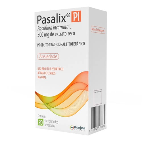 Pasalix PI 1000mg com 20 Comprimidos - Marjan