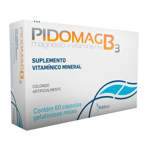 Pidomag B3 Baldacci 60 Cápsulas