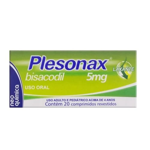 Plesonax 5mg com 20 Comprimidos - Neo Química