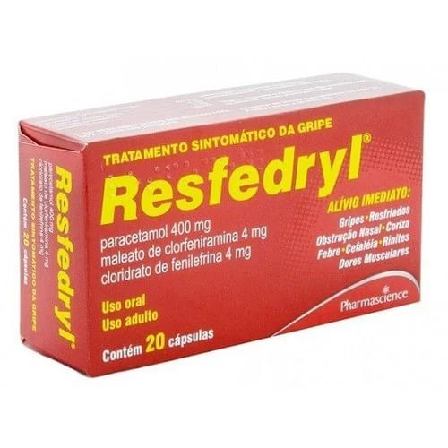 Resfedryl com 20 Cápsulas - Pharmascience