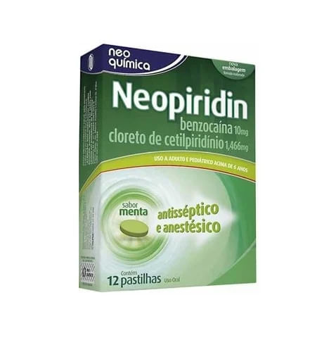 Neopiridin com 12 Pastilhas - Neo Química
