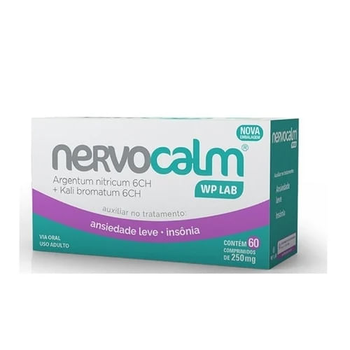 Nervocalm 250mg Waldemiro 60 Comprimidos