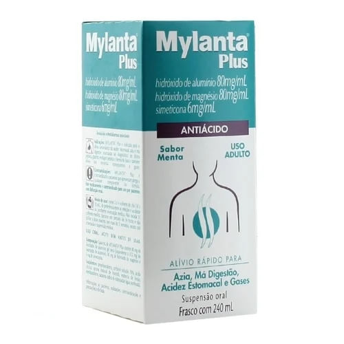 Mylanta Plus com 240ml - JJ