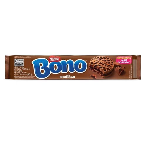 Biscoito Bono Recheado Chocolate 90g