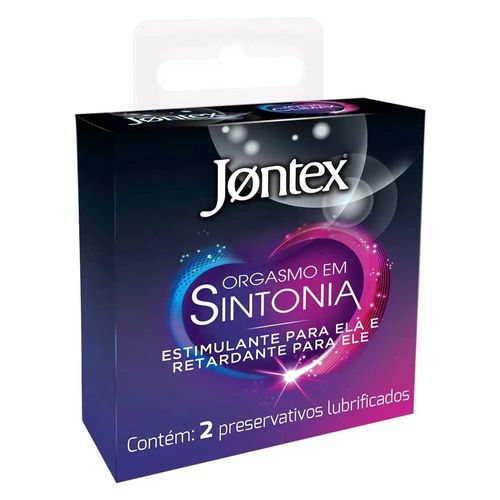 Preservativo Jontex Orgasmo em Sintonia - 2 Unidades