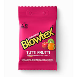 Preservativo Blowtex Tutti Frutti - 3 Unidades