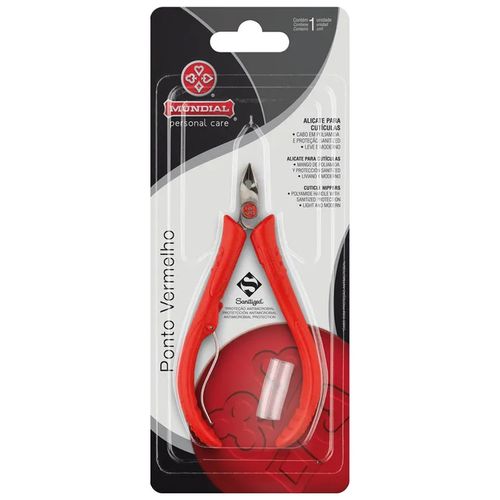 Alicate Cutícula Ponto Vermelho 171 - Mundial