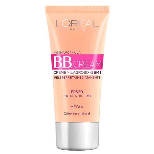 Base BB Cream Média 5 em 1 FPS20 - 30ml