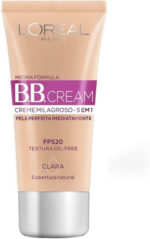 Base BB Cream Clara 5 em 1 FPS20 - 30ml