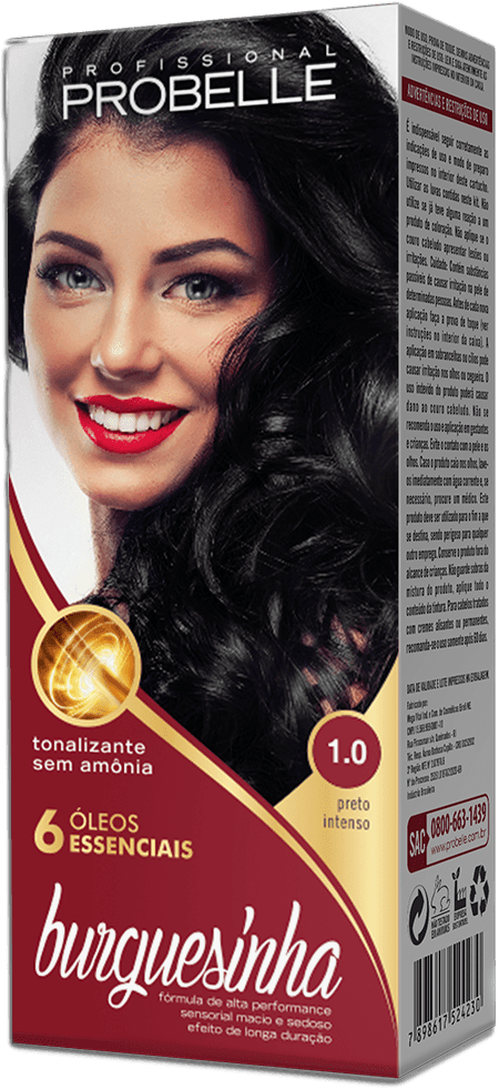 Tonalizante Burguesinha Probelle 1.0 - 50ml