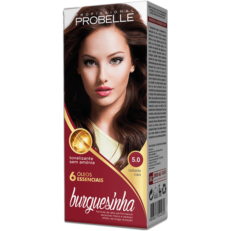 Tonalizante Burguesinha Probelle 5.0 - 50ml