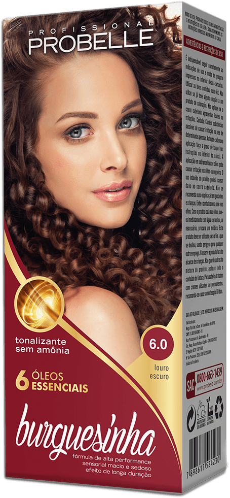 Tonalizante Burguesinha Probelle 6.0 - 50ml