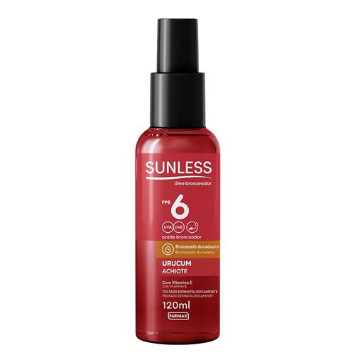Óleo Bronzeador Urucum Sunless FPS 6 - 120ml