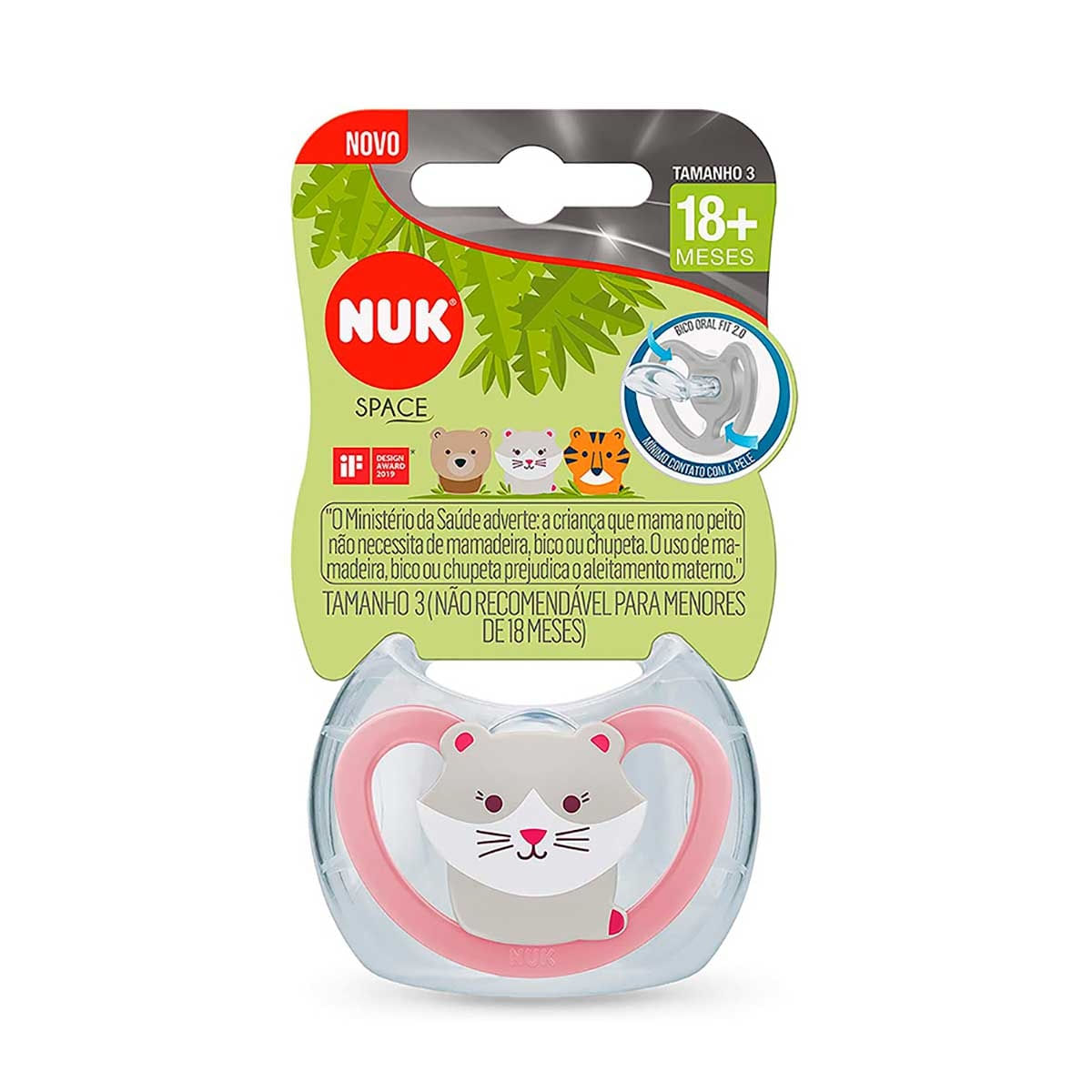 NUK SPACE CHUPETE SILICONA 6-18 MESES