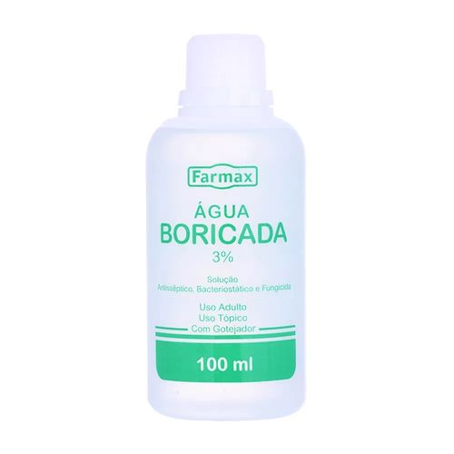 Água Boricada 3% Farmax - 100ml