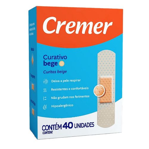 Curativo Cremer Bege - 40 Unidades