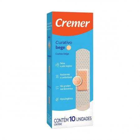 Curativo Cremer Bege - 10 Unidades