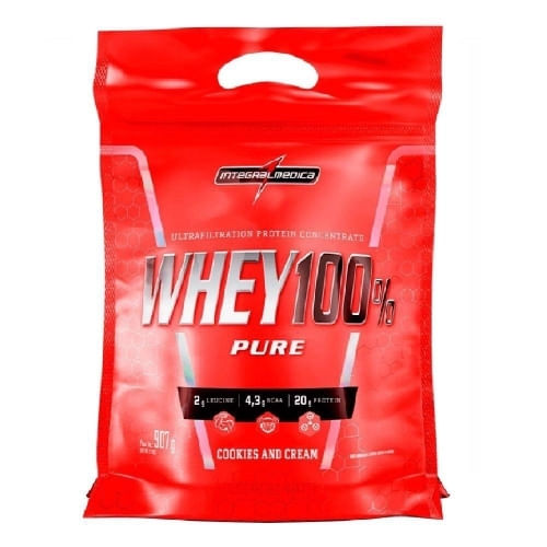 Whey 100% Pure Cookies & Cream Refil - 907g