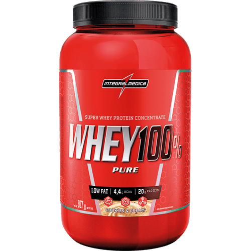 Whey 100% Pure Sabor Cookies e Cream - 907g
