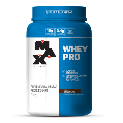 Whey Pro Max Titanium Chocolate - 1kg