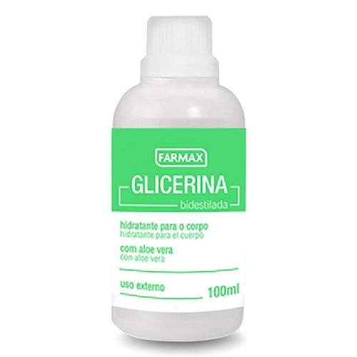 Glicerina Farmax Bi-destilada com Aloe Vera - 100ml