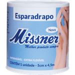 Fita Microporosa Missner 5 cm x 4,5 m