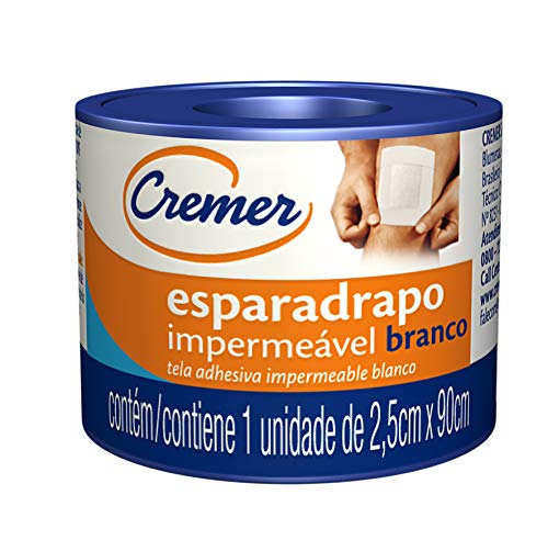 Esparadrapo Cremer 2,5 cm x 0,9 m - Cor Branco