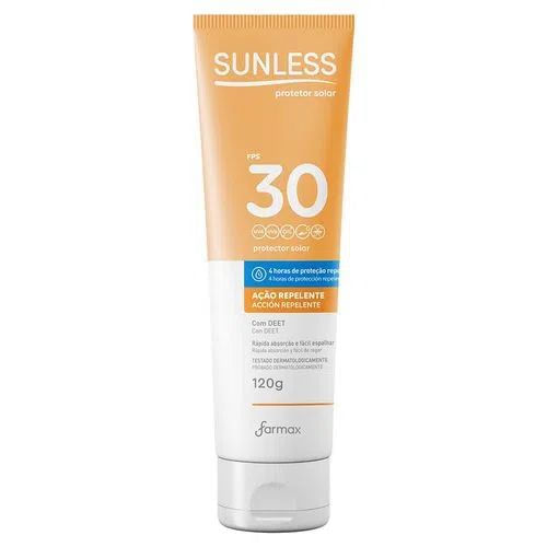 Protetor Solar Sunless Repelente FPS30 - 120g