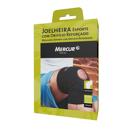 Joelheira Esporte Mercur com 1 Unidade - Tamanho P