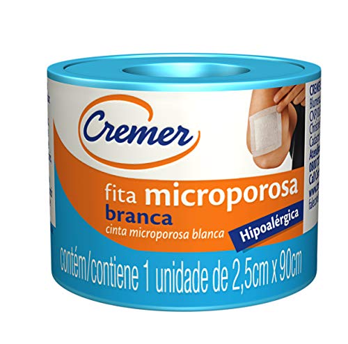 Fita Microporosa Cremer 2,5 cm x 0,9 m - Cor Branca
